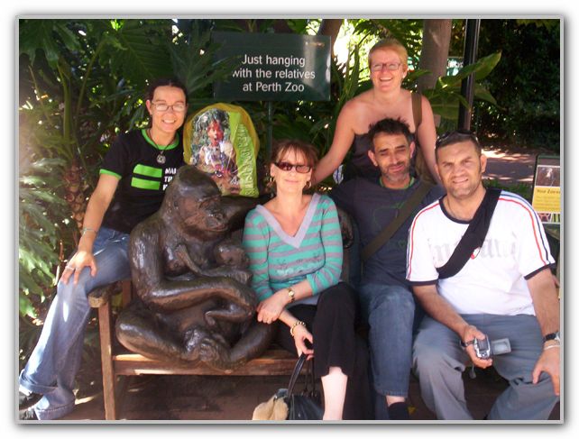 DJ SJ MJ Stuart & Karen at Perth Zoo Feb 16th 2007